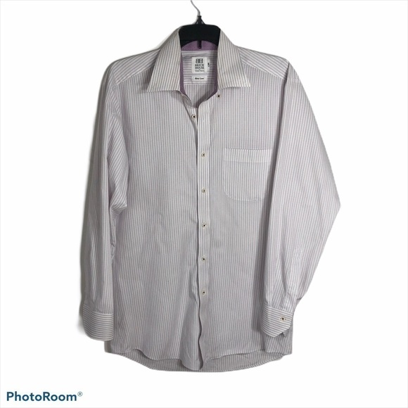 Brick House by Tokyo Purple Blue Button Down Large - Picture 1 of 8